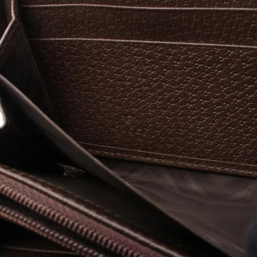 Gucci Round Wallet Ophidia GG Supreme Sherry Beige Brown Multicolor - Picture 4 of 6